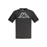 Kappa Black Cotton Men T-Shirt -   -  Kappa.